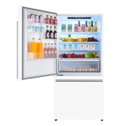 FORNO Réfrigérateur 17,2 pi3 31 po Blanc Congélateur en bas - FFFFD1786-31