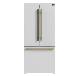FORNO Réfrigérateur 17,5 pi3 30 po Blanc Portes françaises - FFFFD1974-31