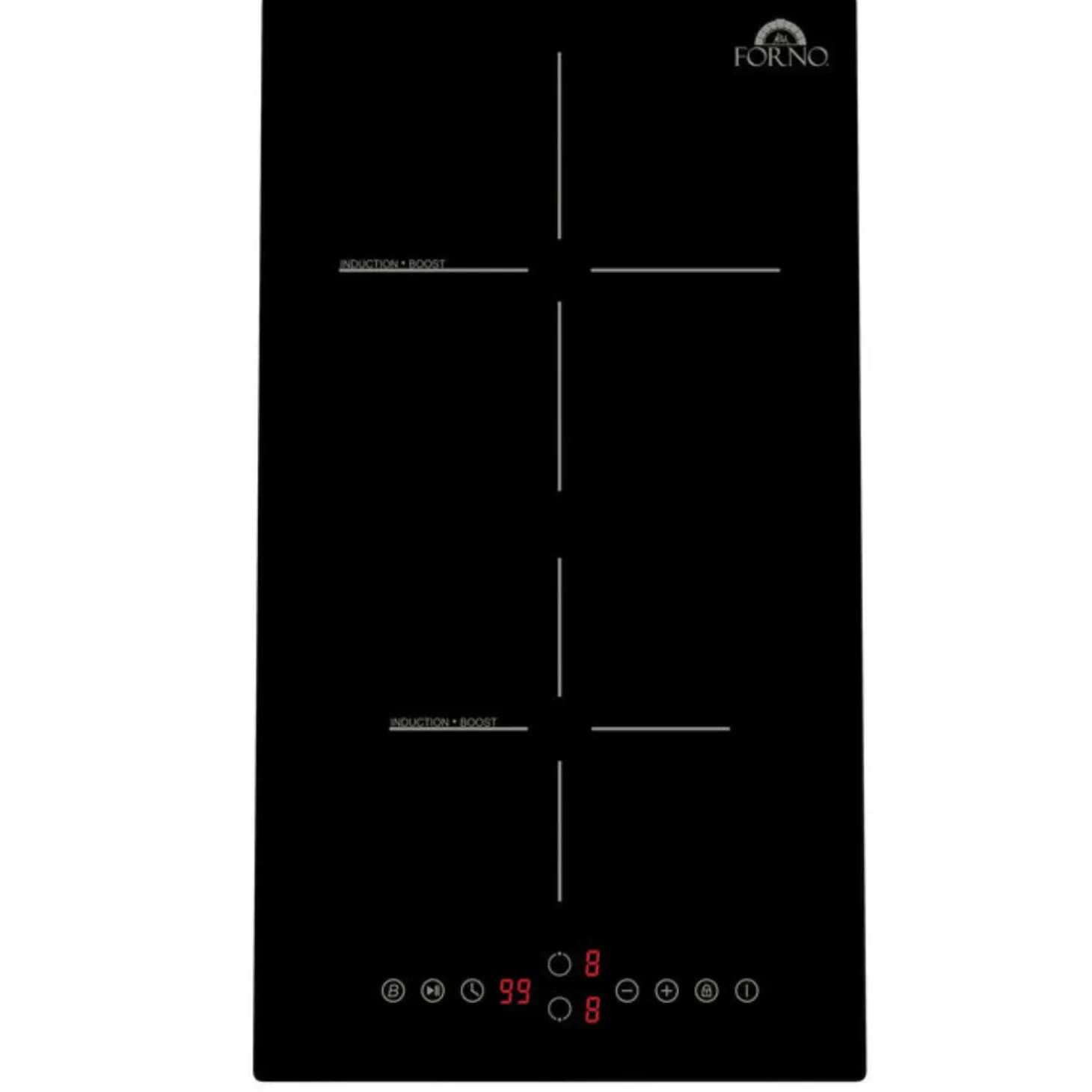 FORNO Table de cuisson 12 po Induction Noir 11.34" Noir - FCTIN0583-12