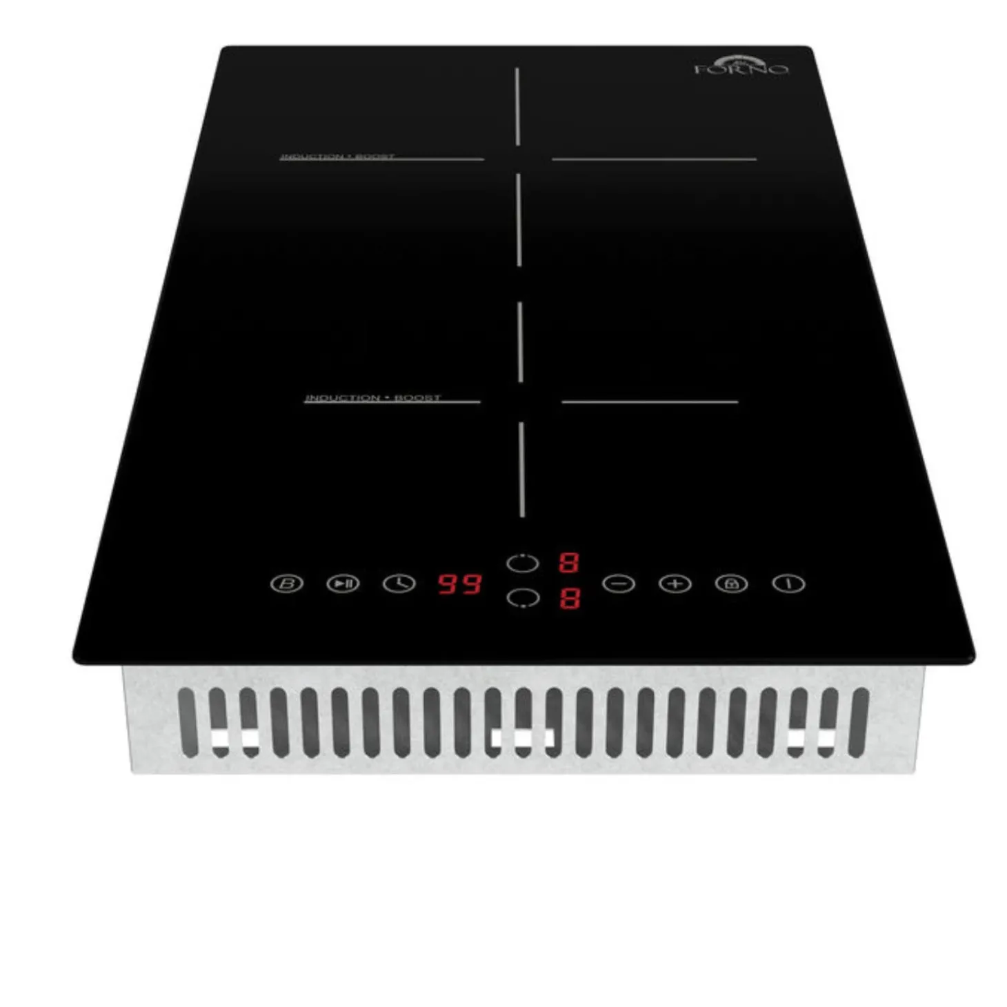 FORNO Table de cuisson 12 po Induction Noir 11.34" Noir - FCTIN0583-12