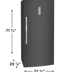 FRIGIDAIRE Congélateur 20 pi3, Carbonne, Vertical, 33