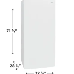 FRIGIDAIRE Congélateur 20 pi3, Blanc, Vertical, 32