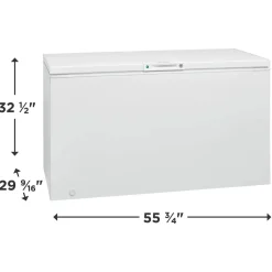Frigidaire Congélateur 15 pi3, Blanc, Horizontal, 55