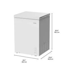 FRIGIDAIRE Congélateur convertible 5 pi3, Blanc, Horizontal, 22.05