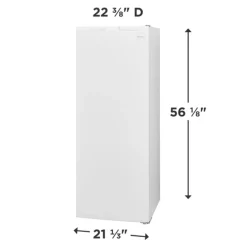 FRIGIDAIRE Congélateur convertible, Blanc, Vertical, 22