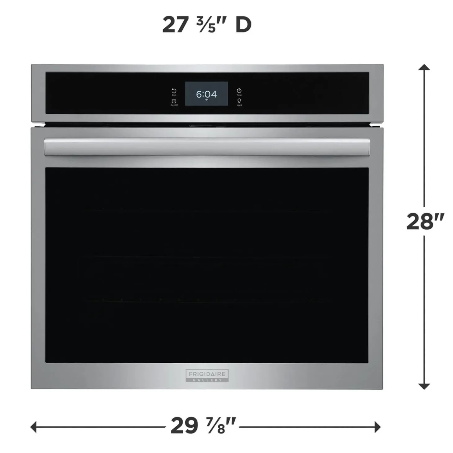 FRIGIDAIRE GALLERY Four mural simple Inox30" - GCWS3070AF