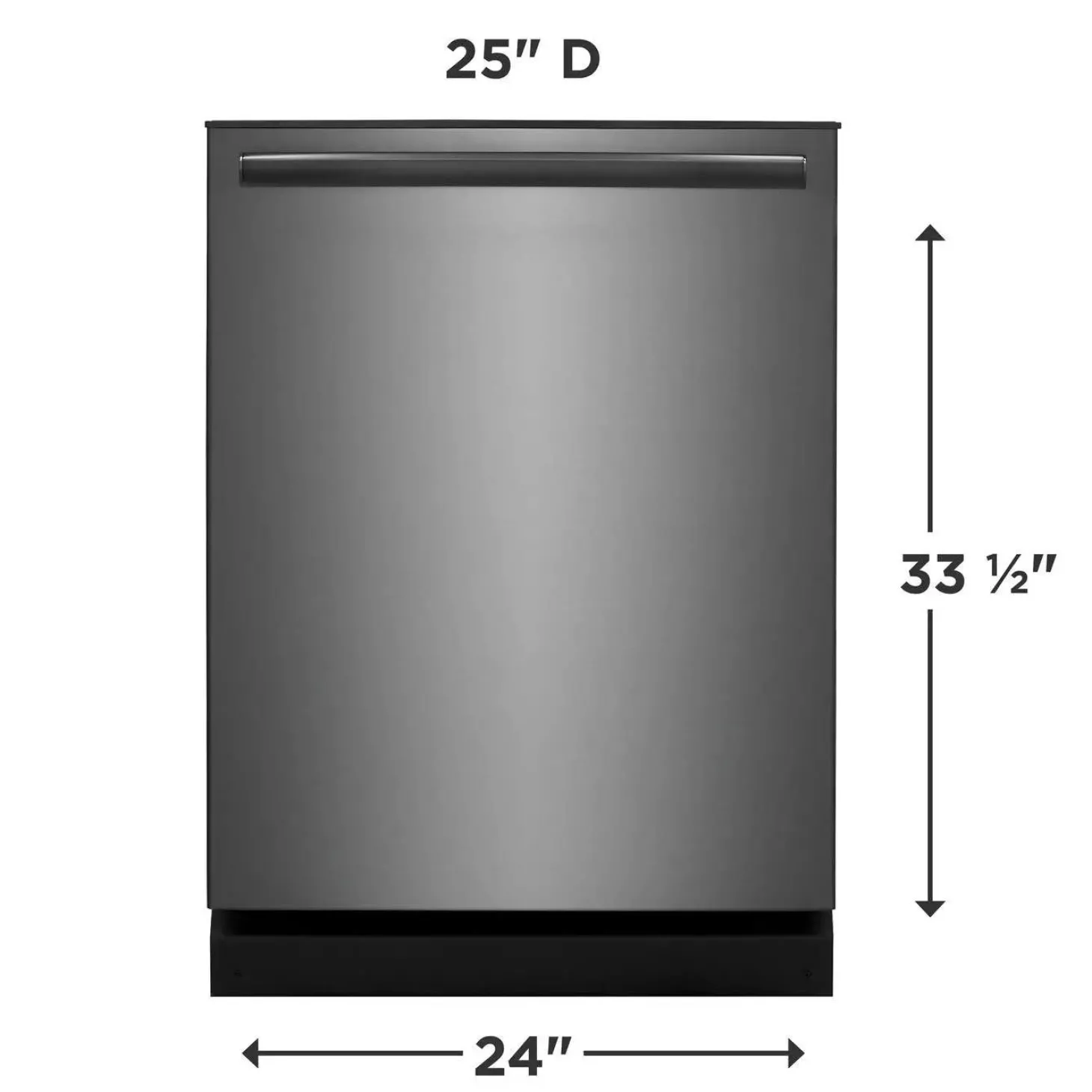 FRIGIDAIRE GALLERY Lave-vaisselle Encastré Inox noir 24" 52dB - GDPH4515AD