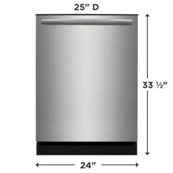 FRIGIDAIRE GALLERY Lave-vaisselle Encastré Inox 24