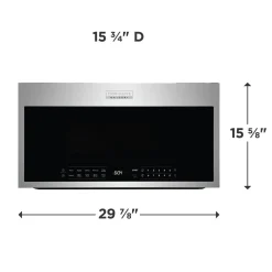 FRIGIDAIRE GALLERY Micro-ondes/hotte, Inox, 30