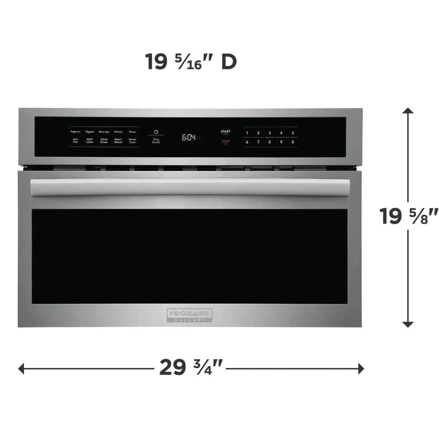 FRIGIDAIRE GALLERY Micro-ondes Inox noir30" GMBD3068AF