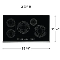FRIGIDAIRE GALLERY Plaque de cuisson Vitrocéramique Noir 36
