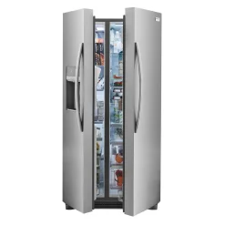 FRIGIDAIRE GALLERY Réfrigérateur 22,3 pi3 33 po Inox Côte à côte - GRSS2352AF