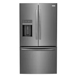 FRIGIDAIRE GALLERY Réfrigérateur 27,8 pi3 36 po Inox noir Congélateur en bas, Portes françaises - GRFS2853AD