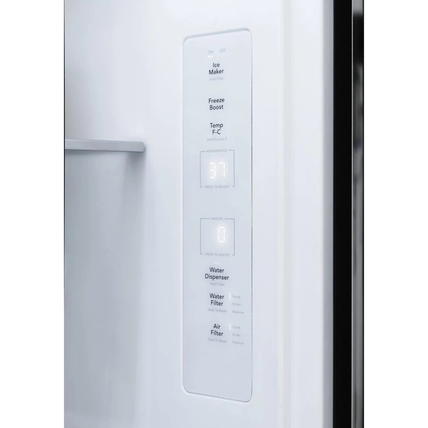 FRIGIDAIRE GALLERY Réfrigérateur 20 pi3 30 po Inox Portes françaises - GRFN2023AF