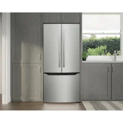 FRIGIDAIRE GALLERY Réfrigérateur 20 pi3 30 po Inox Portes françaises - GRFN2023AF