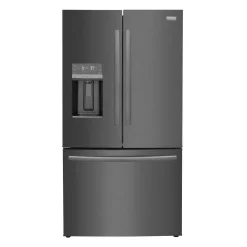 FRIGIDAIRE GALLERY Réfrigérateur 22,6 pi3 36 po Inox noir Congélateur en bas, Portes françaises - GRFC2353AD