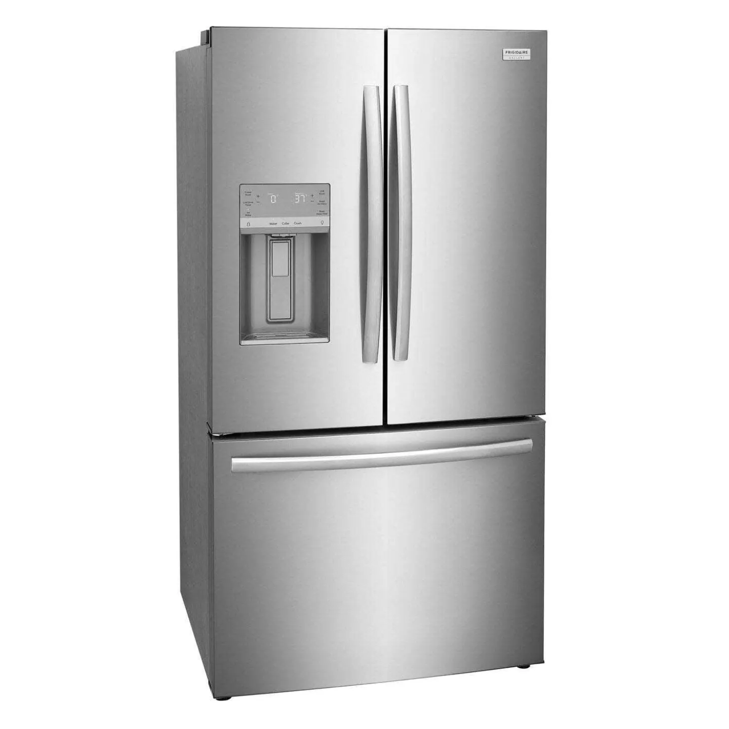 FRIGIDAIRE GALLERY Réfrigérateur 27,8 pi3 36 po Inox Congélateur en bas, Portes françaises - GRFS2853AF