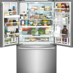FRIGIDAIRE GALLERY Réfrigérateur 27,8 pi3 36 po Inox Congélateur en bas, Portes françaises - GRFS2853AF