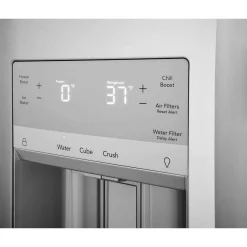 FRIGIDAIRE GALLERY Réfrigérateur 26,3 pi3 36 po Inox Congélateur en bas, Portes françaises - GRMS2773AF