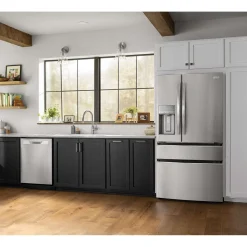 FRIGIDAIRE GALLERY Réfrigérateur 26,3 pi3 36 po Inox Congélateur en bas, Portes françaises - GRMS2773AF