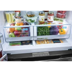 FRIGIDAIRE GALLERY Réfrigérateur 21,5 pi3 36 po Inox Congélateur en bas, Portes françaises - GRMC2273CF