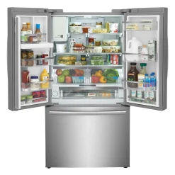 FRIGIDAIRE GALLERY Réfrigérateur 22,6 pi3 36 po Inox Congélateur en bas, Portes françaises - GRFC2353AF