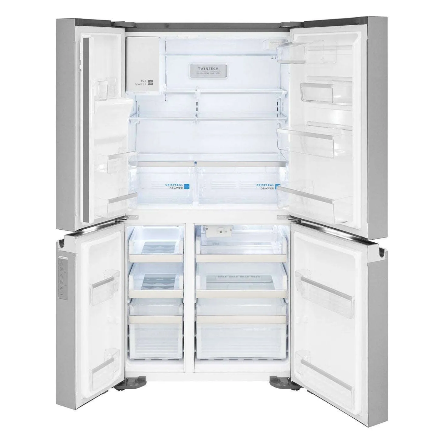FRIGIDAIRE GALLERY Réfrigérateur 22,1 pi3 36 po Inox Congélateur en bas, Portes françaises - GRQC2255BF