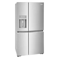 FRIGIDAIRE GALLERY Réfrigérateur 22,1 pi3 36 po Inox Congélateur en bas, Portes françaises - GRQC2255BF