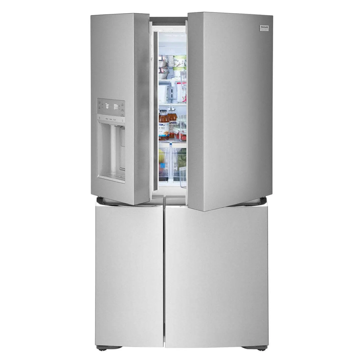 FRIGIDAIRE GALLERY Réfrigérateur 22,1 pi3 36 po Inox Congélateur en bas, Portes françaises - GRQC2255BF