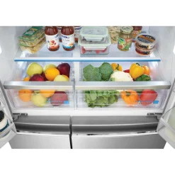 FRIGIDAIRE GALLERY Réfrigérateur 22,1 pi3 36 po Inox Congélateur en bas, Portes françaises - GRQC2255BF