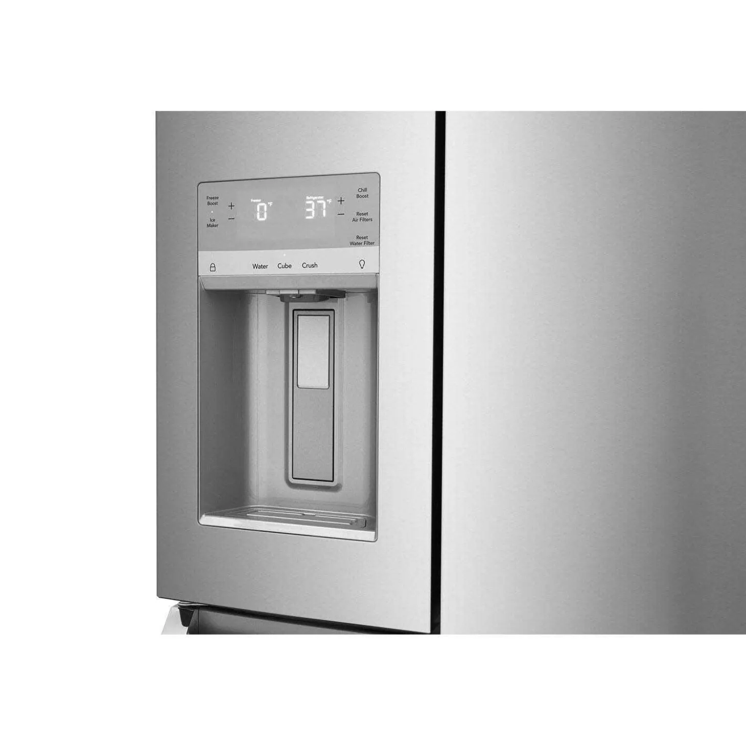 FRIGIDAIRE GALLERY Réfrigérateur 22,1 pi3 36 po Inox Congélateur en bas, Portes françaises - GRQC2255BF