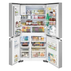 FRIGIDAIRE GALLERY Réfrigérateur 22,1 pi3 36 po Inox Congélateur en bas, Portes françaises - GRQC2255BF