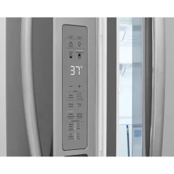 FRIGIDAIRE GALLERY Réfrigérateur 22,1 pi3 36 po Inox Congélateur en bas, Portes françaises - GRMG2272CF