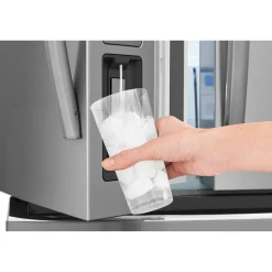 FRIGIDAIRE GALLERY Réfrigérateur 22,1 pi3 36 po Inox Congélateur en bas, Portes françaises - GRMG2272CF