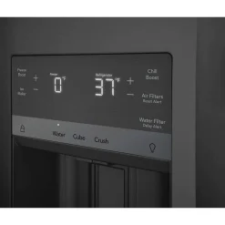 FRIGIDAIRE GALLERY Réfrigérateur 21,5 pi3 36 po Inox noir Congélateur en bas, Portes françaises - GRMC2273CD
