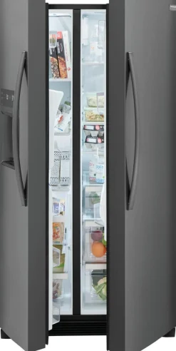 FRIGIDAIRE GALLERY Réfrigérateur 22,2 pi3 36 po Inox noir Côte à côte - GRSC2352AD