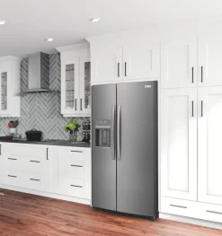 FRIGIDAIRE GALLERY Réfrigérateur 22,2 pi3 36 po Inox noir Côte à côte - GRSC2352AD