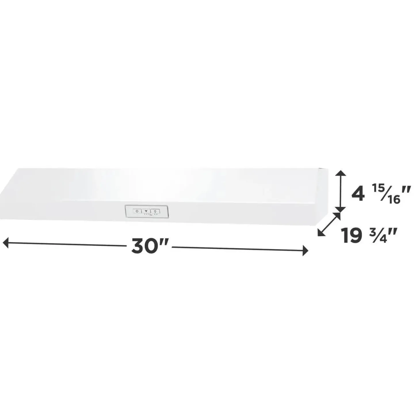 FRIGIDAIRE Hotte Encastré Blanc 30" , 220 PI3/MIN-FCVW3052AW