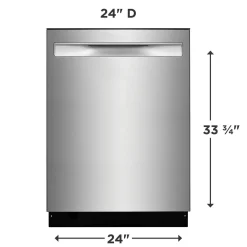 FRIGIDAIRE Lave-vaisselle Encastré Inox 24