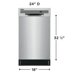 FRIGIDAIRE Lave-vaisselle Encastré Inox 18