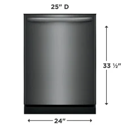 FRIGIDAIRE Lave-vaisselle Encastré Inox noir 24