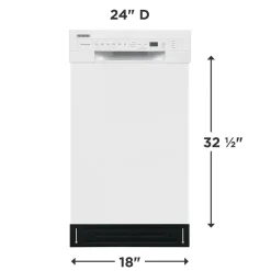 FRIGIDAIRE Lave-vaisselle Encastré Blanc 18