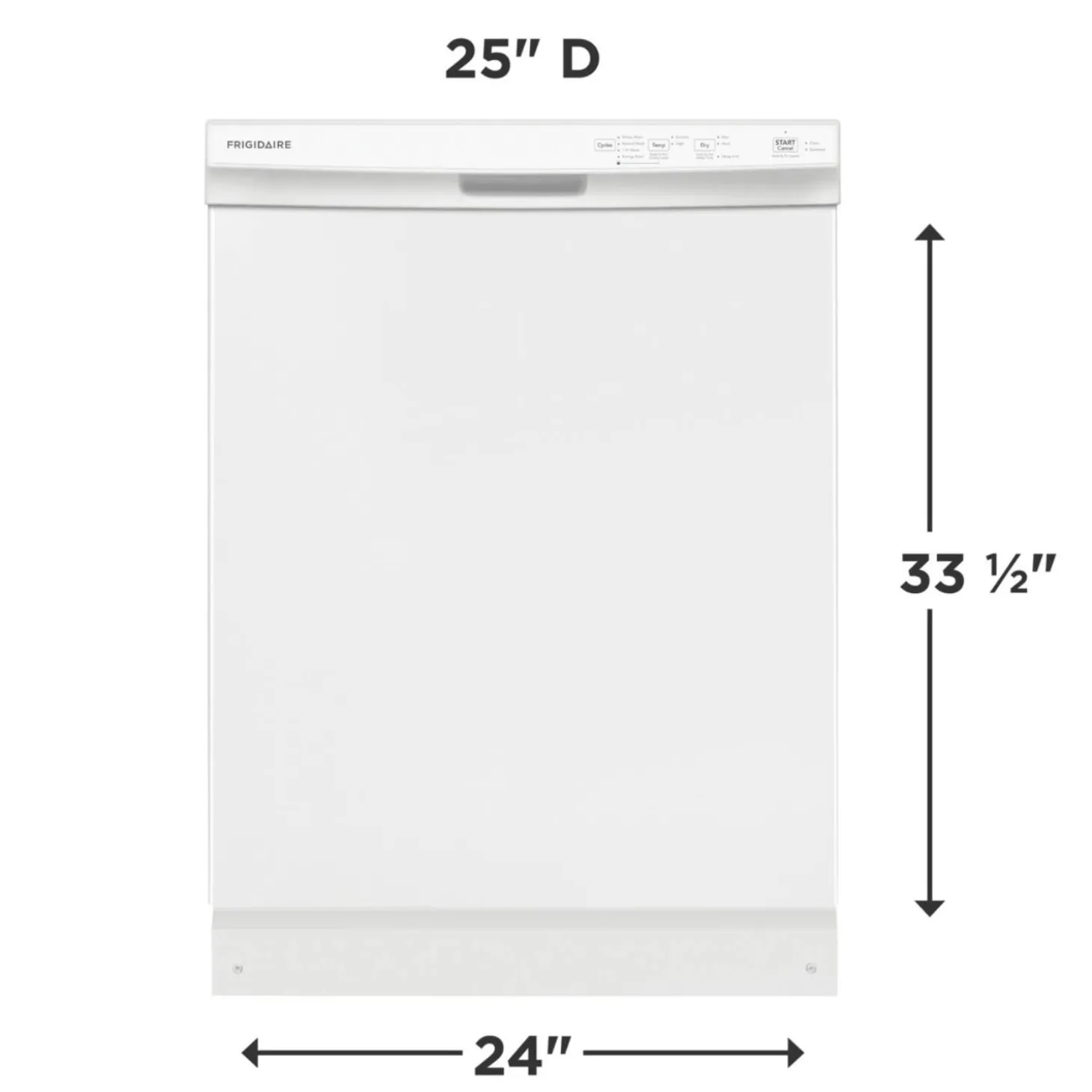 FRIGIDAIRE Lave-vaisselle Encastré Blanc 24" 54dB - FDPC4314AW