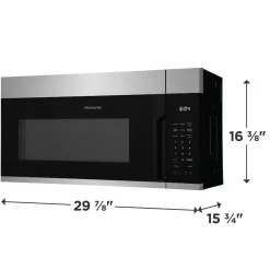FRIGIDAIRE Micro-ondes/hotte, Inox, 30
