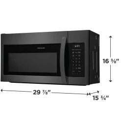 FRIGIDAIRE Micro-ondes/hotte, Inox noir, 30