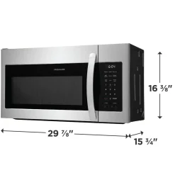 FRIGIDAIRE Micro-ondes/hotte, Inox, 30