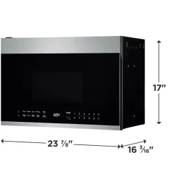FRIGIDAIRE Micro-ondes/hotte 24 po, Inox, 24