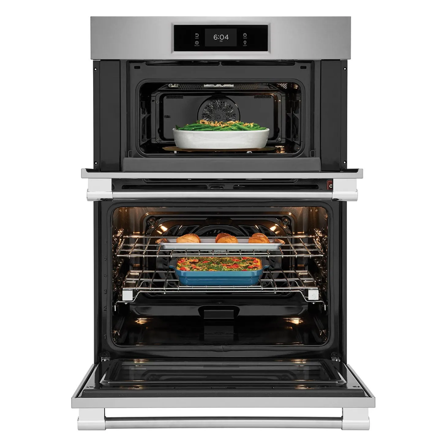 Frigidaire Professional Combinaison four encastrée et micro-ondes Inox30"Électrique - PCWM3080AF