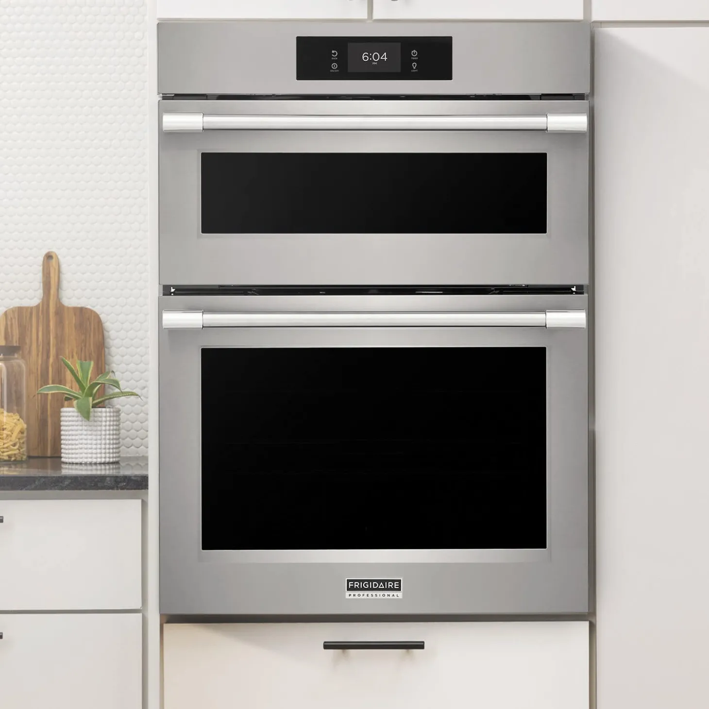 Frigidaire Professional Combinaison four encastrée et micro-ondes Inox30"Électrique - PCWM3080AF