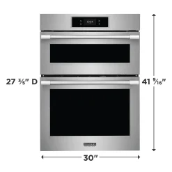 Frigidaire Professional Combinaison four encastrée et micro-ondes Inox30